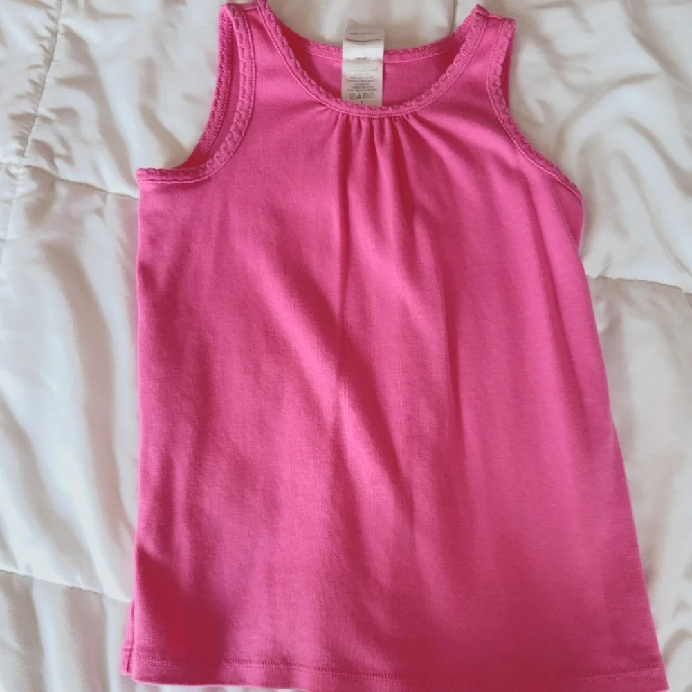 Hanna Andersson pink 💗 tank top shirt size 110 5 5t - Picture 1 of 2